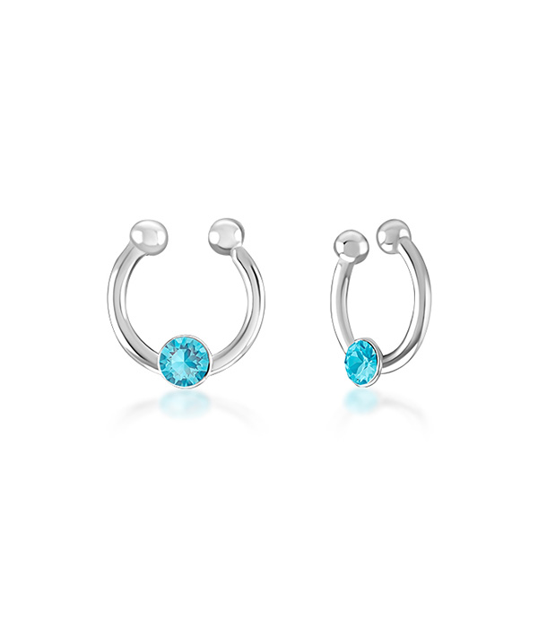925 Sterling silver nose clip.