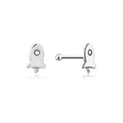 925 Sterling silver plain silver.