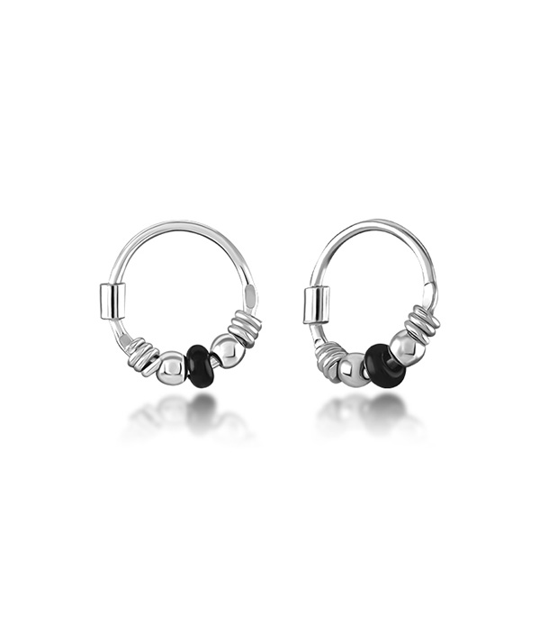 925 Sterling silver nose hoop.