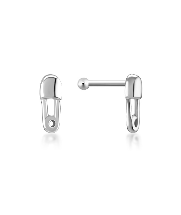 925 Sterling silver plain silver.