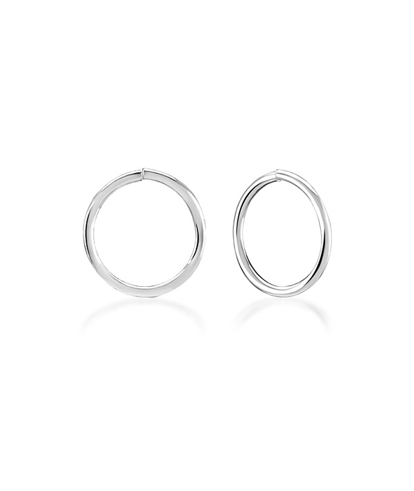 925 Sterling silver nose hoop.