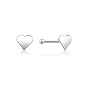 925 Sterling silver plain silver.