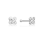 925 Sterling silver plain silver.