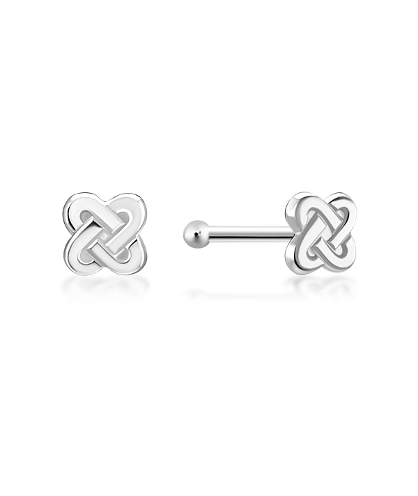 925 Sterling silver plain silver.
