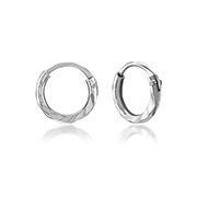 925 Sterling silver nose hoop.