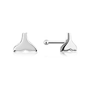 925 Sterling silver plain silver.