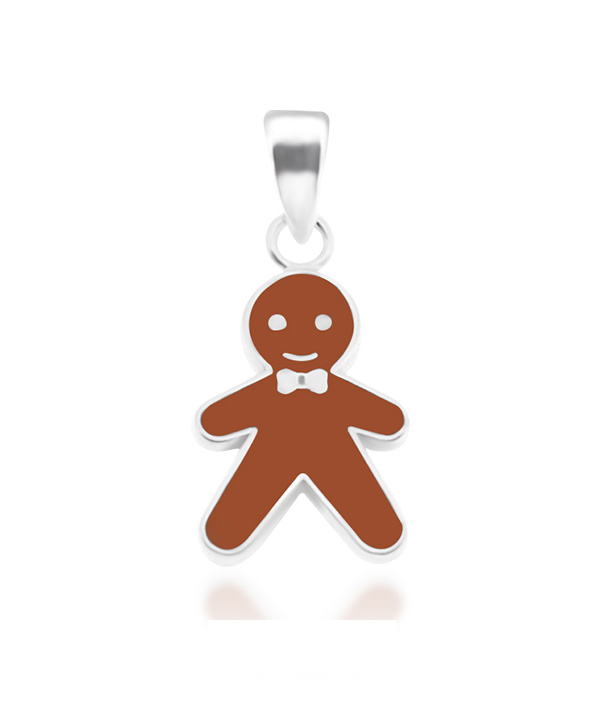 925 Sterling silver pendant with enamel color.