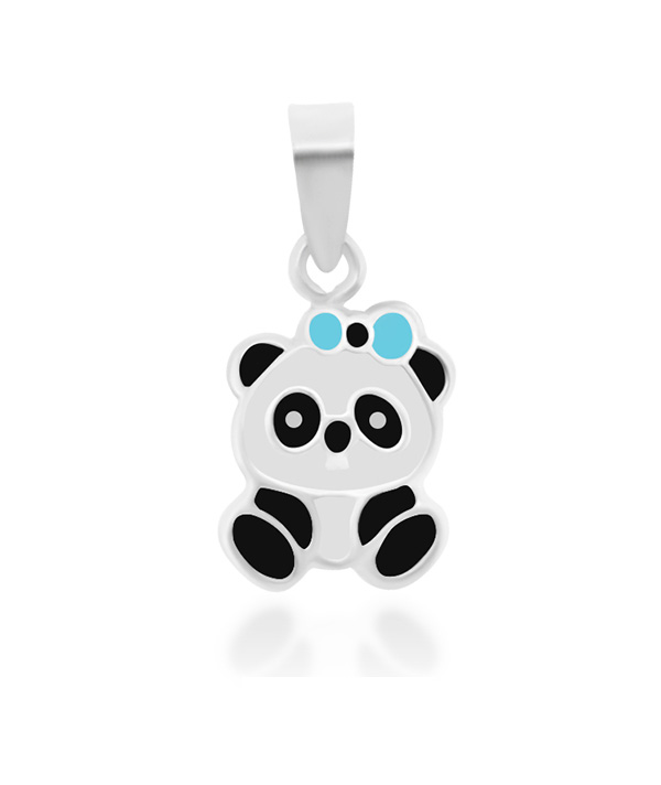 925 Sterling silver pendant with enamel color.