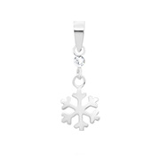 925 Sterling silver pendant with crystal.