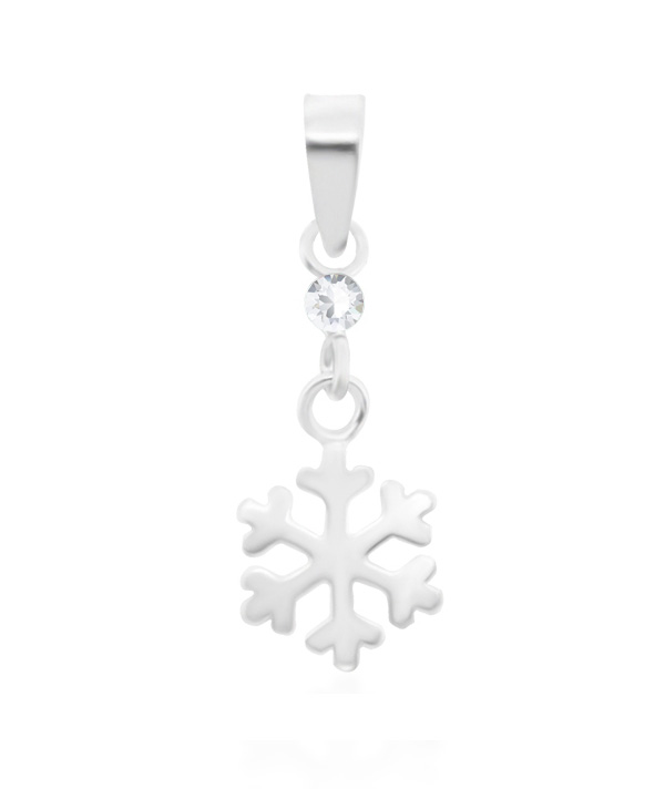 925 Sterling silver pendant with crystal.