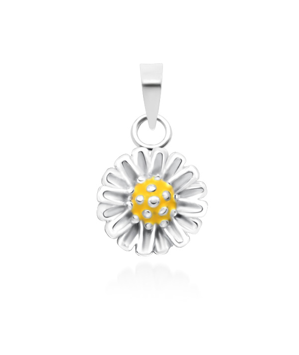 925 Sterling silver pendant with enamel color.