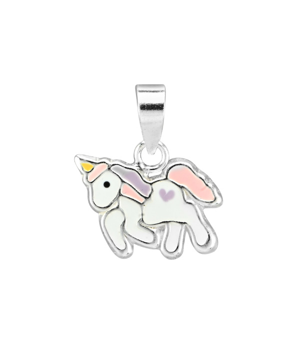 925 Sterling silver pendant with enamel color.